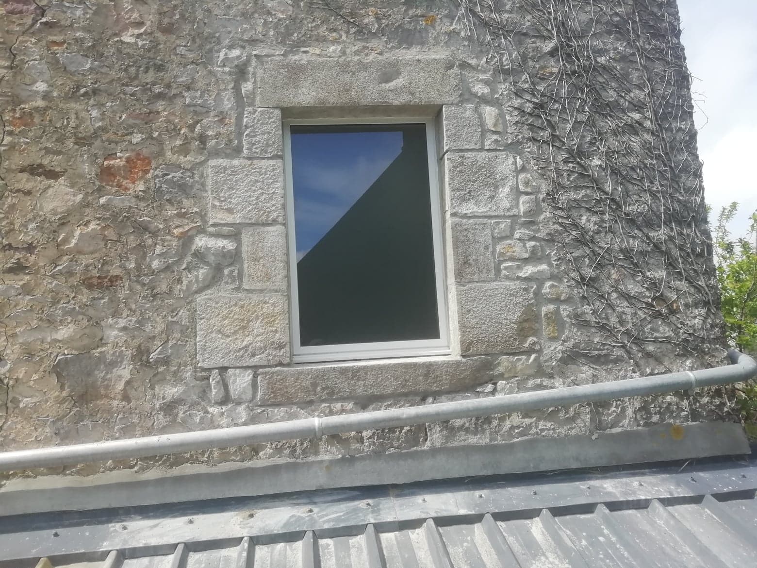 Steve Venisse Macon Granville Ouverture Dans Mur En Pierre Apres